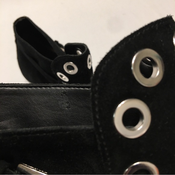 Sam Edelman Black Suede Studded Boots - Picture 14 of 15